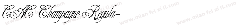 CAC Champagne Regula字体转换